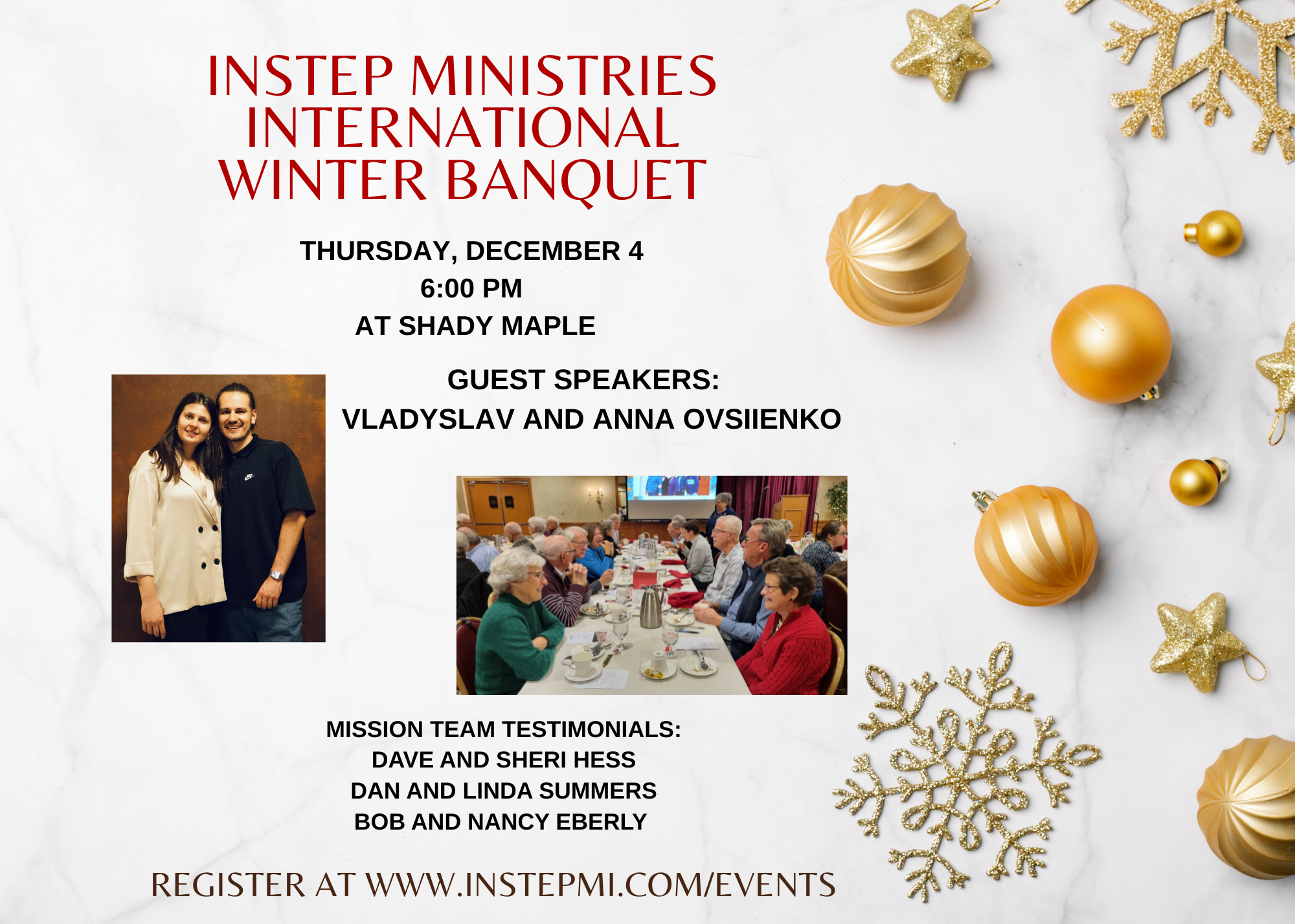 Instep Ministries Winter Banquet 2025